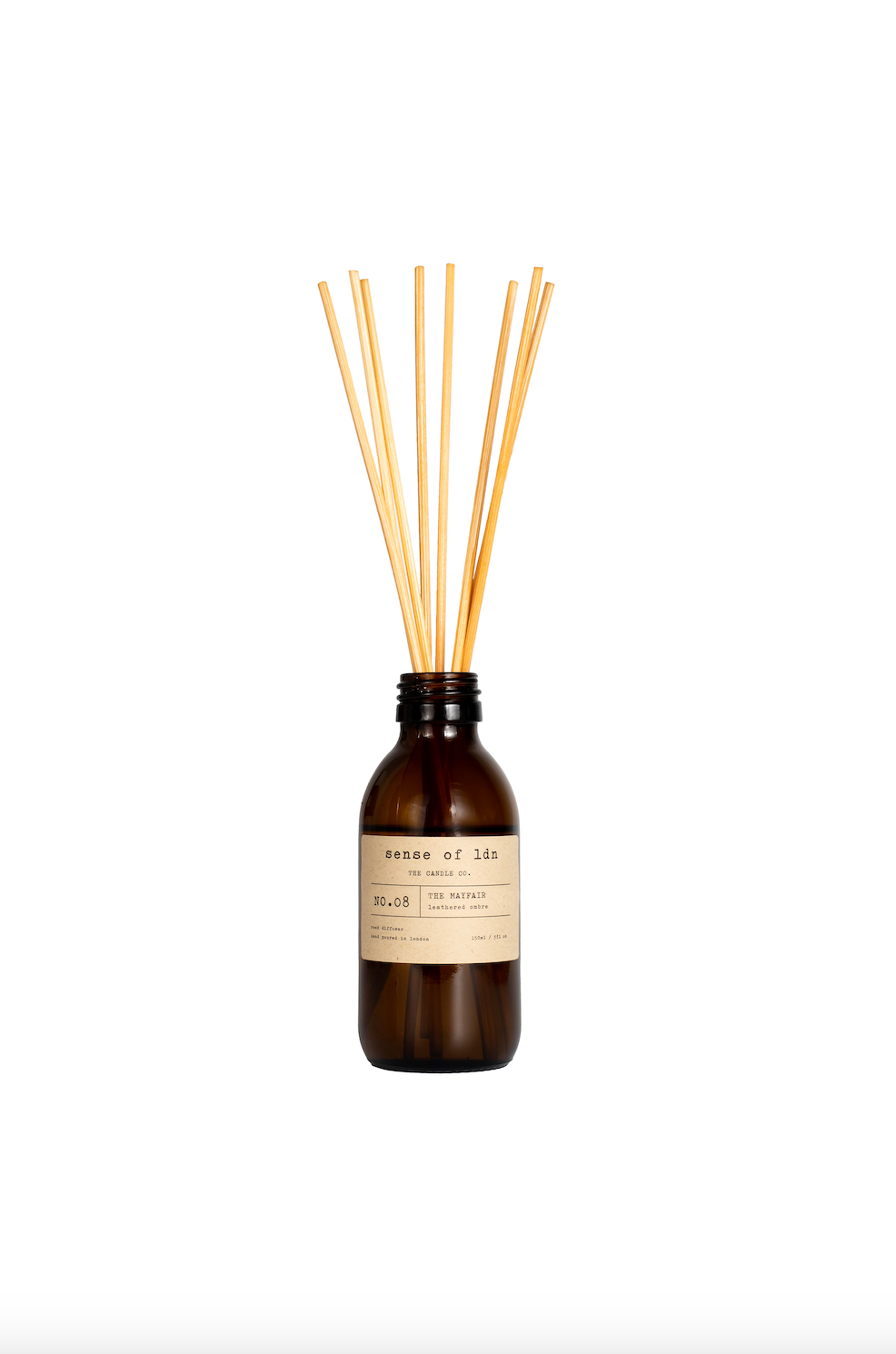 NO. 08 - THE MAYFAIR DIFFUSER - 150g / 5fl oz - leathered ombre
